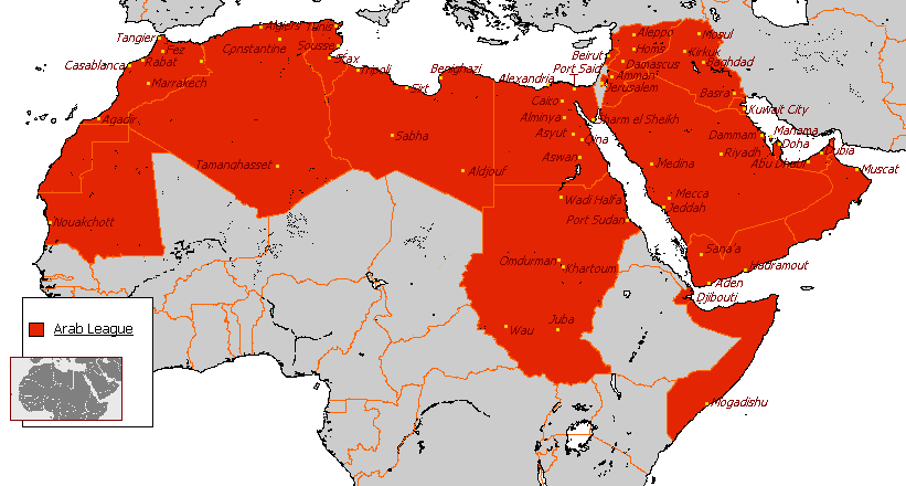 middle east culture map