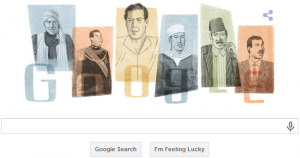 Google celebrating the 94th. birthday of Fareed Shawky. 