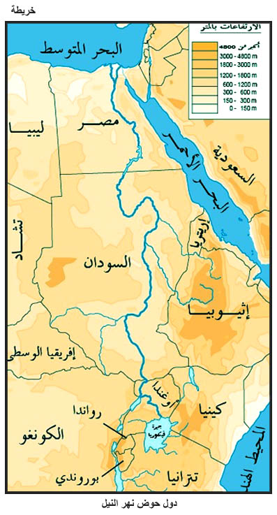 The Nile via moqatel.com