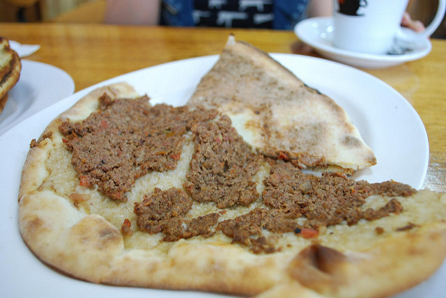 Meat Pizza Image by Alpha via Flickr  (CC BY-SA 2.0)  