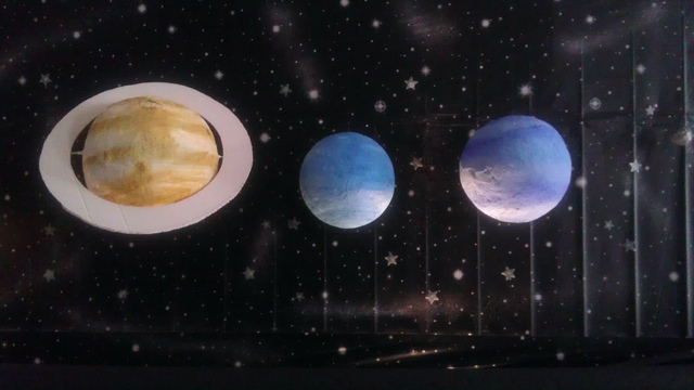 Saturn, Uranus, Neptune Image by Melissa Adret (Model) via Flickr (CC BY 2.0)  