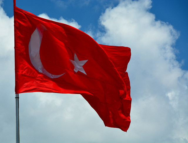 Flag of Turkey Image by Harold Litwiler via Flickr (CC BY 2.0) 