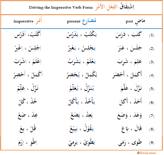 Some Insights into Arabic Verb Usage Arabic Language Blog