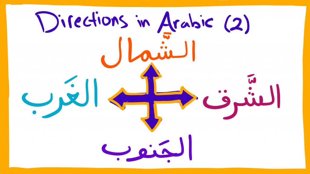 Directions in Arabic 2.