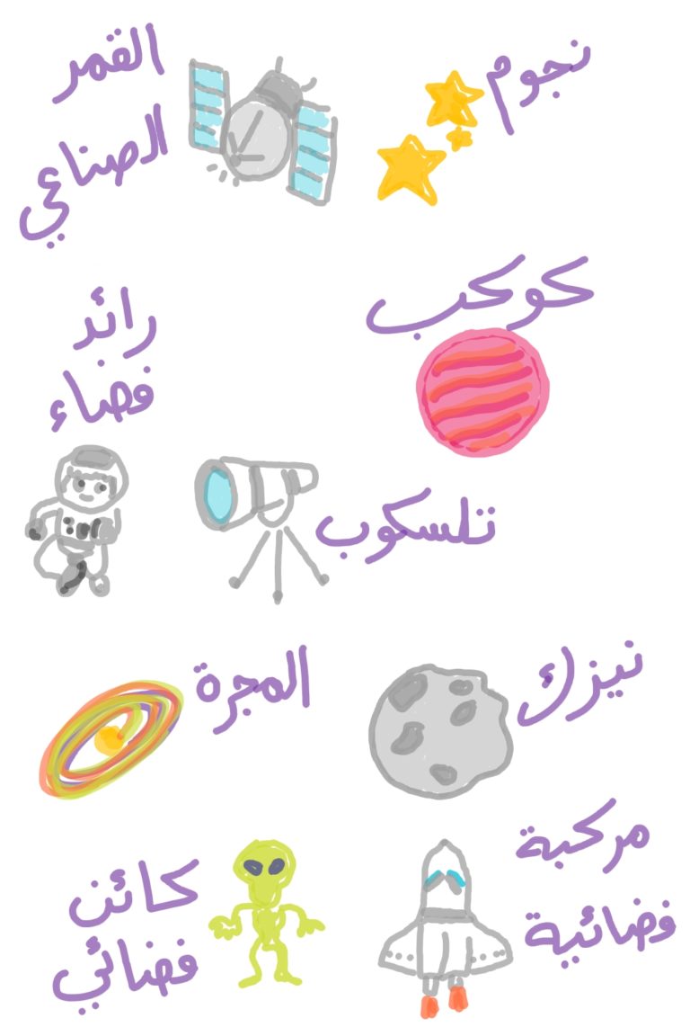 outer-space-in-arabic