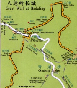 Map of Badaling