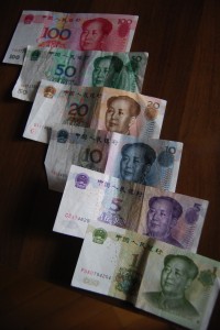Count your fat stack of RMB!
