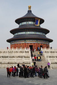 The famous Temple of Heaven.
