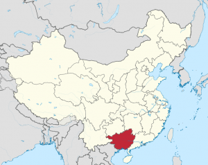 Guangxi on the map.