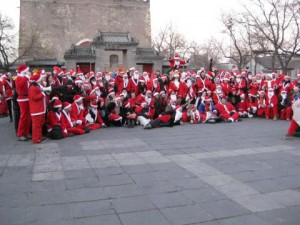 There's gotta be a big group picture, although some Santas may not remember it the next day...