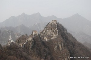 The wild Great Wall at Jiankou.