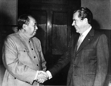 Mao meets Nixon.