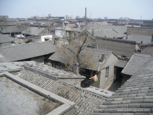 A view of Pingyao from above.