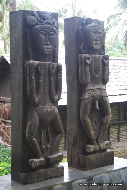 Interesting statues from hill tribes in China.