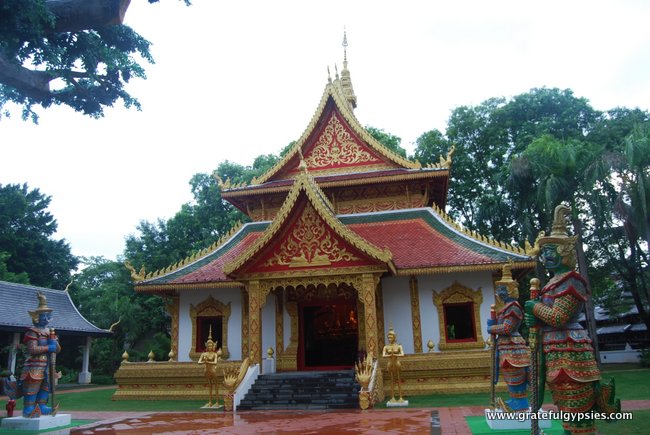 A Buddhist temple of the Dai people.