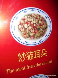Nice Chinglish for a tasty noodle dish.
