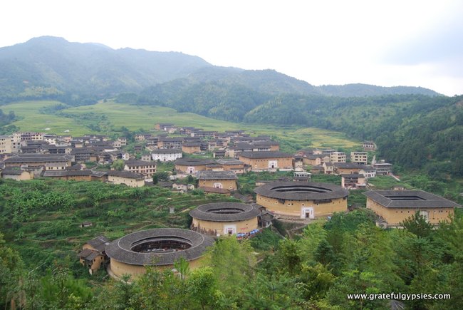 One of the many tulou villages.