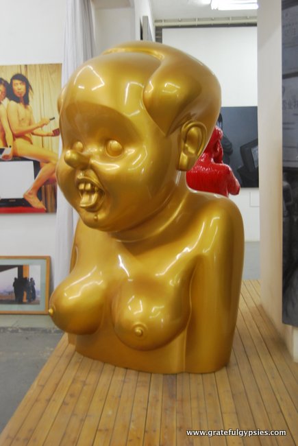 Miss Mao - a very controversial piece by the Gao brothers.