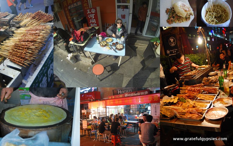 Street food in China.