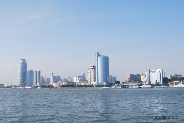 A view of the Xiamen skyline.