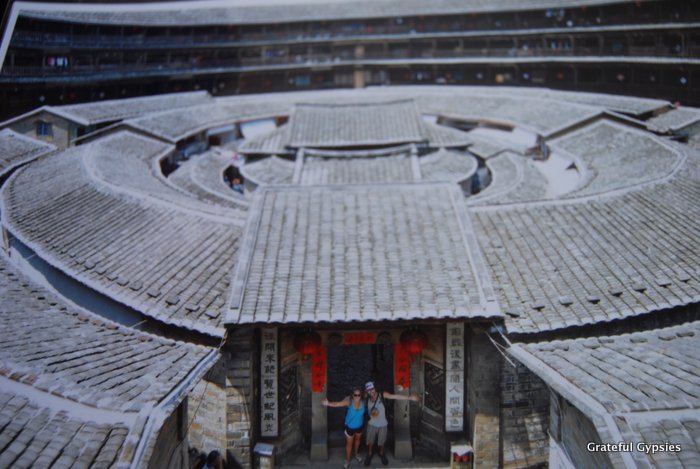 The "king of tulou" from above.