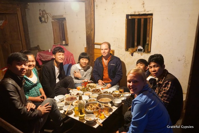 New Year's Dinner in the village.