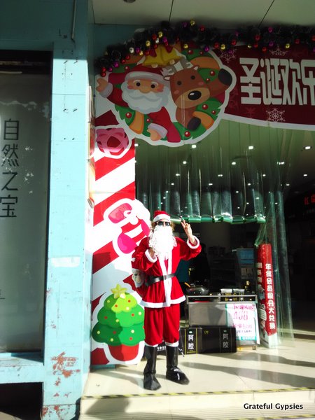 Christmas time in China.