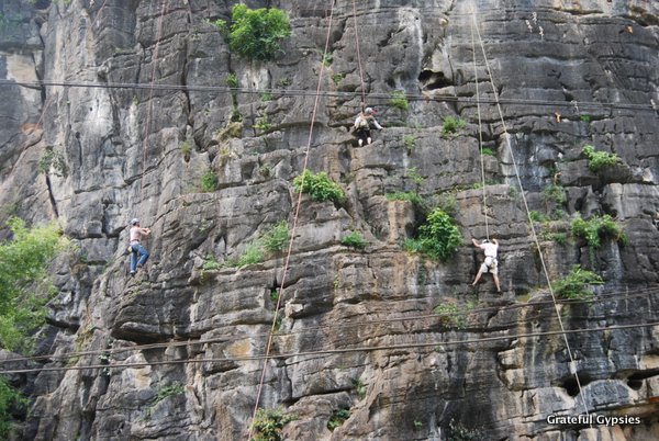 Rock climbing is still huge here.