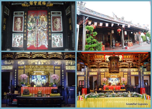 Chinese temples in Malacca.
