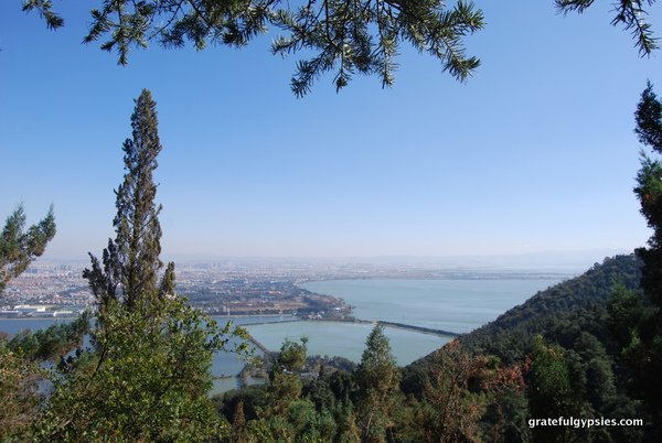 Dianchi Lake as seen from the Western Hills.