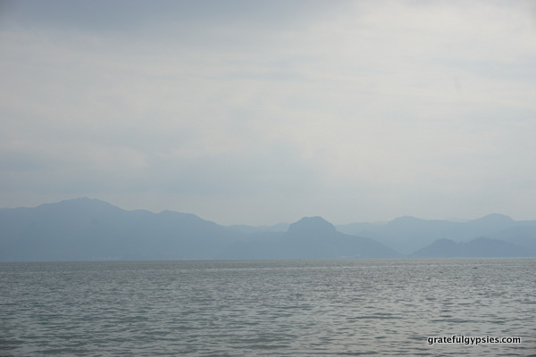 Scenic Fuxian lake.
