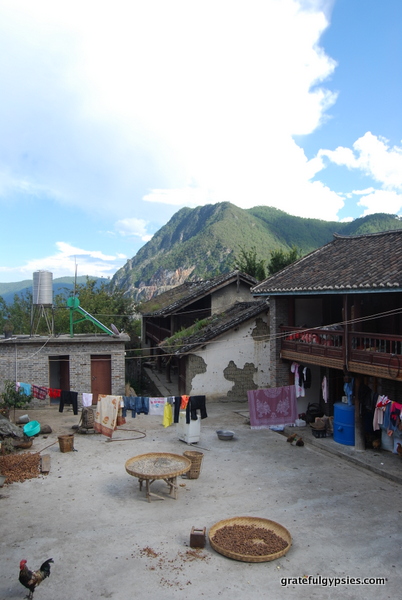The simple life in a Yunnan village.