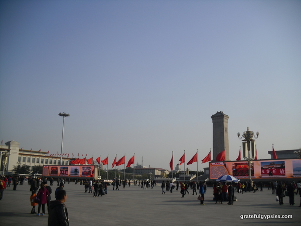 Tiananmen Square - the heart of China.