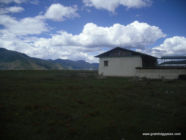 A traditional Tibetan home.