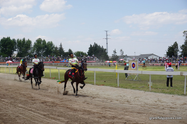 Horse races are a big part of the festival.