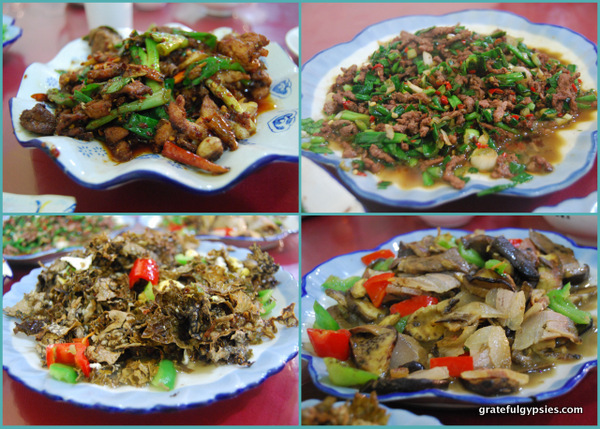 Bai food in Dali.