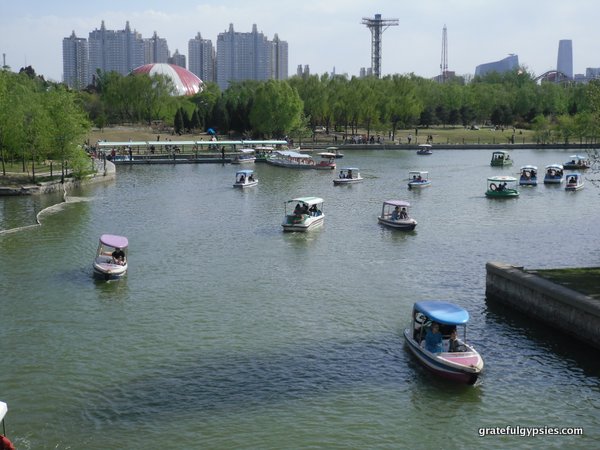 Beijing's Chaoyang Park comes to life in spring.