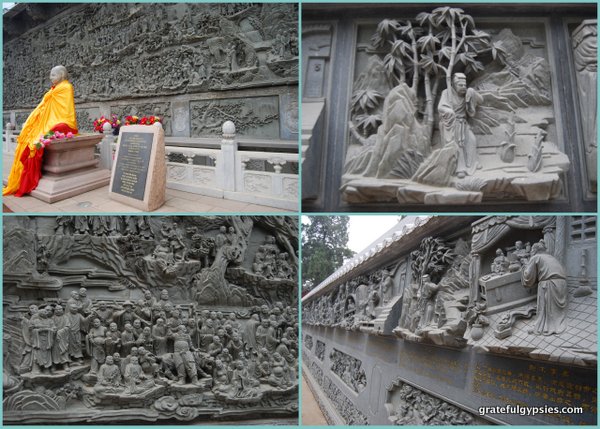 Beautiful carvings at one of the temples.