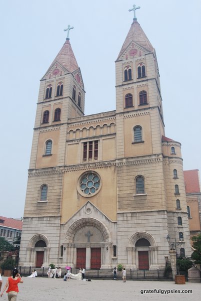 Catholic church in Qingdao.