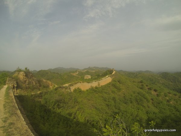 An empty Great Wall at the Gubeikou section.
