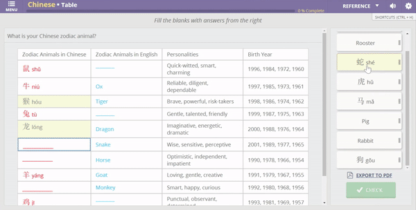 Lesson Authoring Tips: Creative Uses of the Table Activity | CL-150 ...