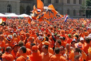 Dutch fans! (Image by Martin Abegglen at flickr.com)
