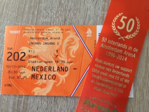 Netherlands vs. Mexico (personal photograph)