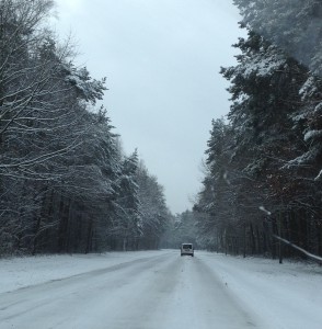 Beautiful white roads (personal photograph)
