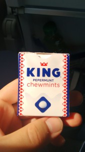 Chewmints - the replacement for gum if you need it for start and landing.