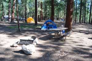 Camping at the South Rim.