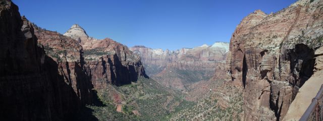 Amazing panorama at the Canyon Overlook.