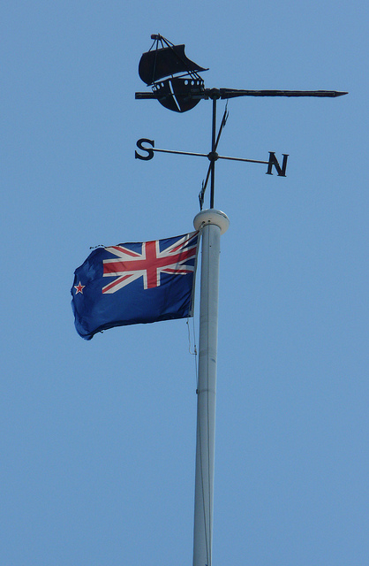 The flag of New Zealand