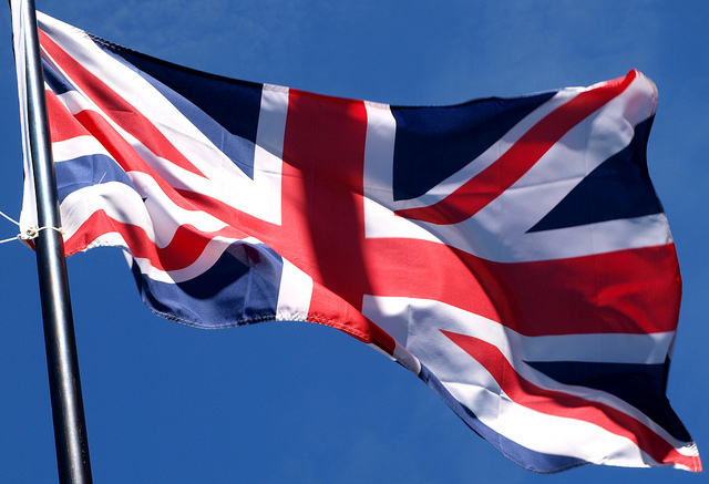Image British flag (Union Jack) in Bangor by Iker Merodio on Flickr.