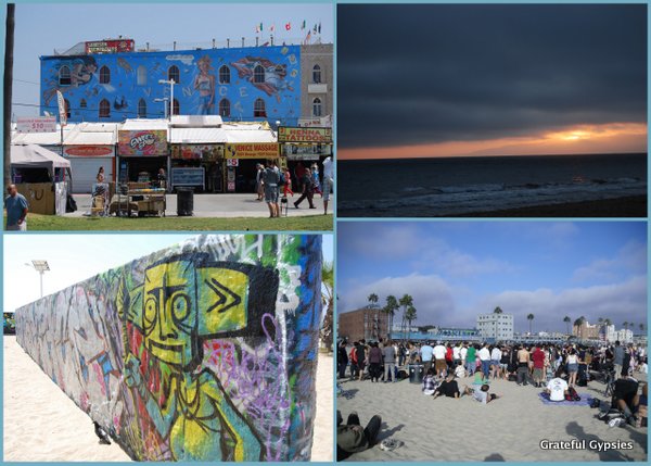 Enjoying all that Venice Beach has to offer.